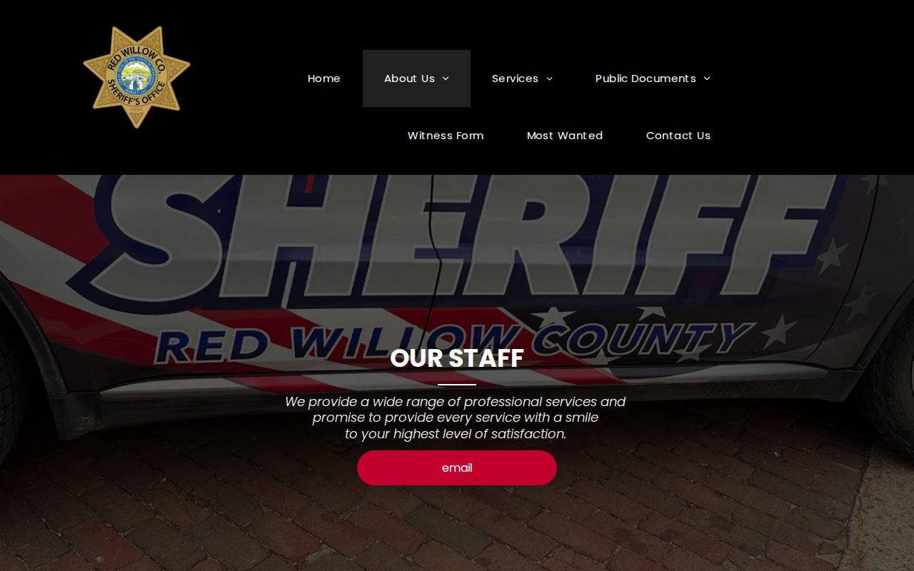 Red Willow County active warrant records and Sheriff agency contact